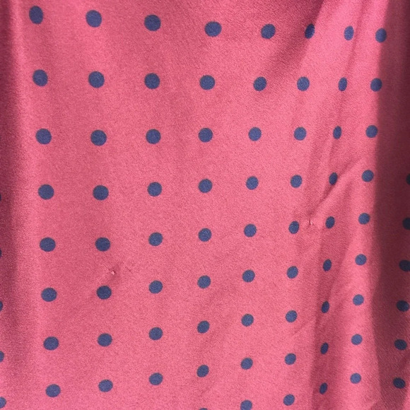 House Of Harlow 1960 x REVOLVE Ira Burgundy Polka Dot Satin Slip Dress Medium - Picture 13 of 15
